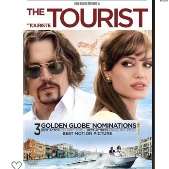 🍿3/$15 DVD The Tourist Starring Johnny Depp and Angelina Jolie Rated PG 13 - Picture 2 of 13